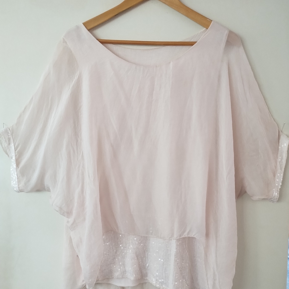 100% Italian Silk Blouse
